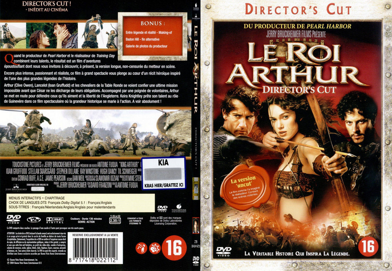 Jaquette DVD Le roi Arthur - SLIM