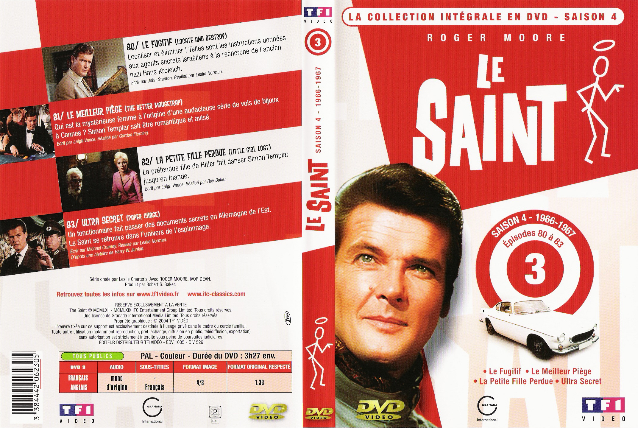 Jaquette DVD Le saint saison 4 vol 3