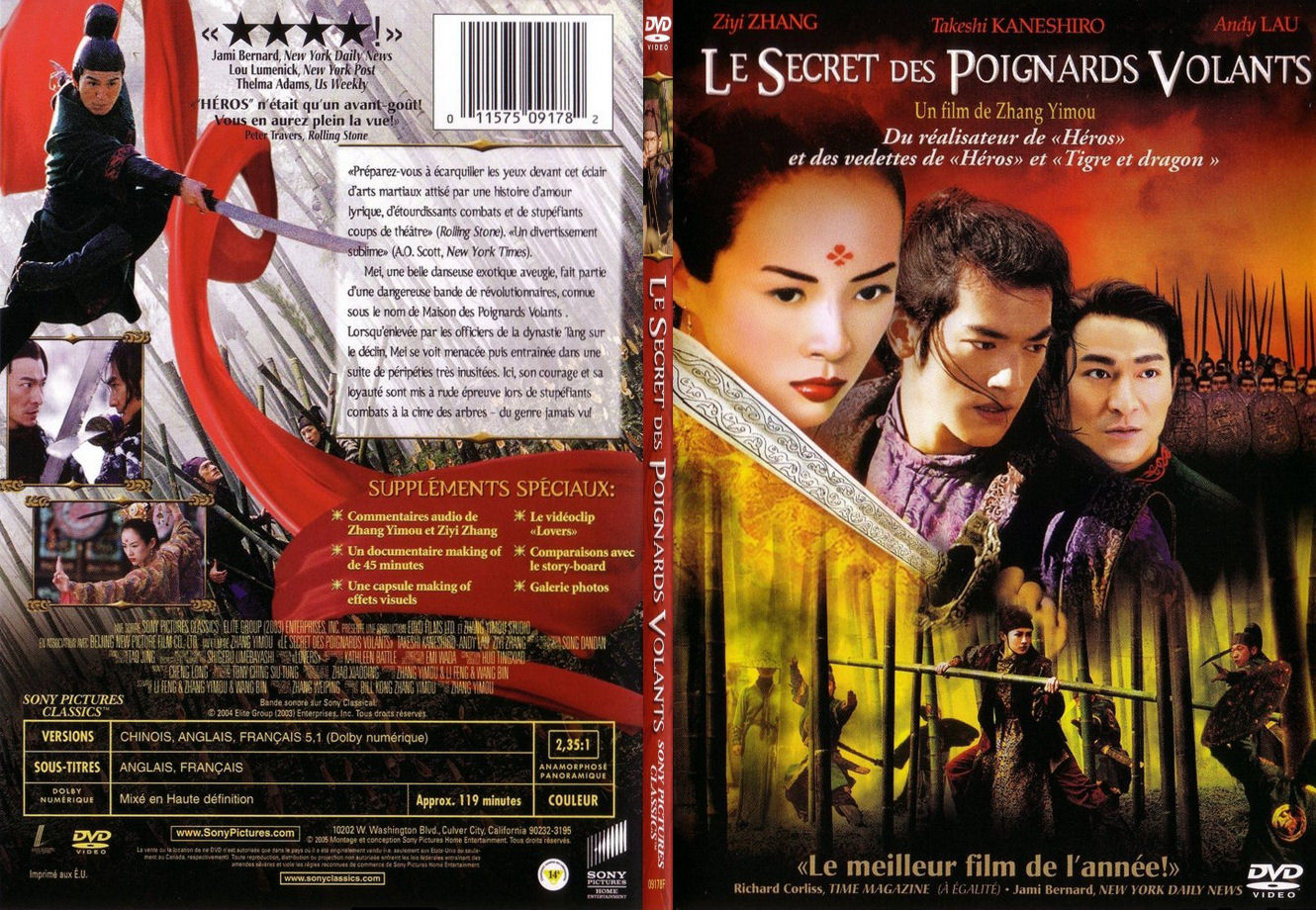 Jaquette DVD Le secret des poignards volants - SLIM