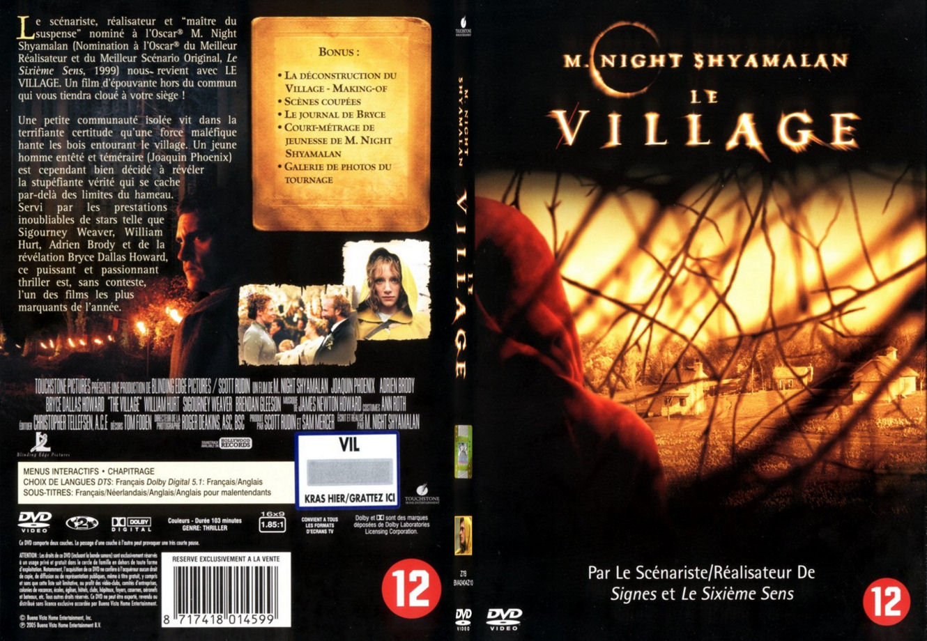 Jaquette DVD Le village - SLIM