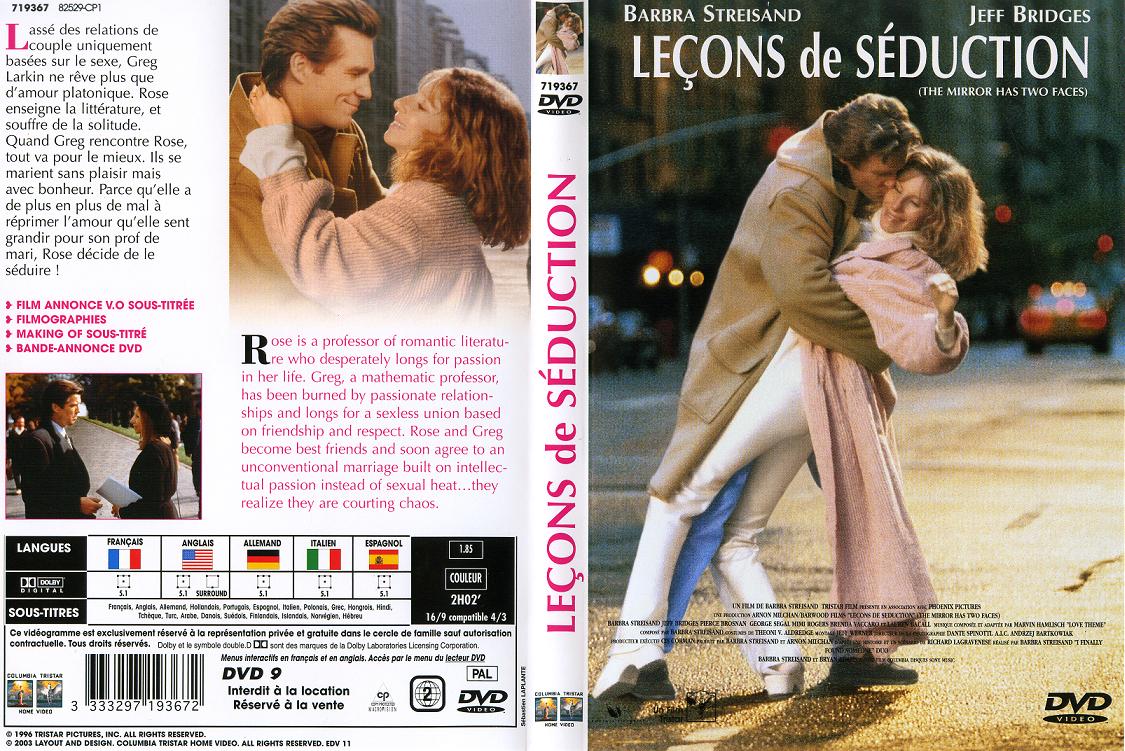 Jaquette DVD Lecons de sduction