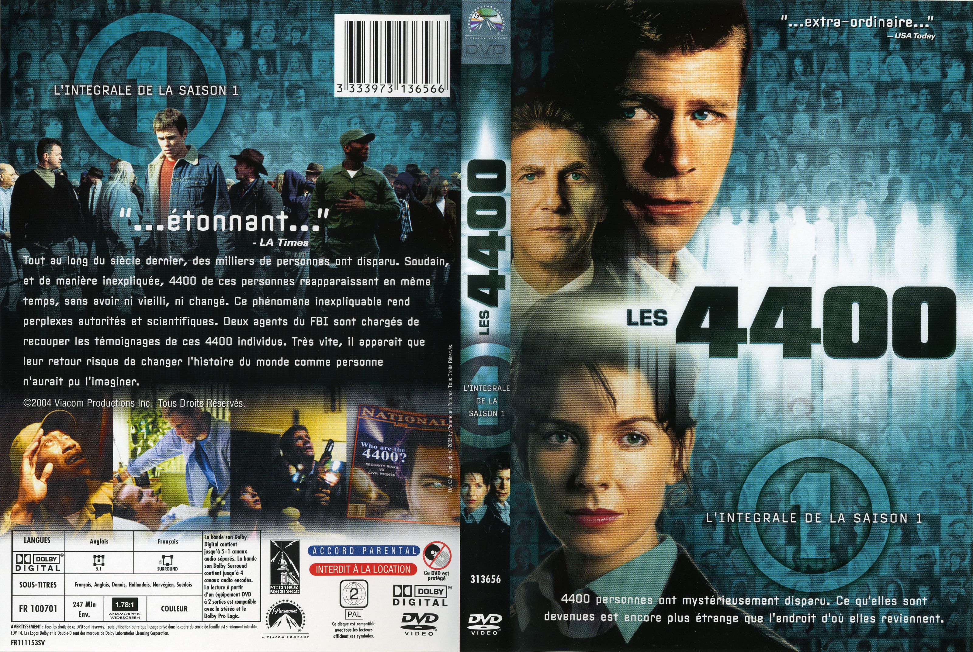 Jaquette DVD Les 4400 saison 1