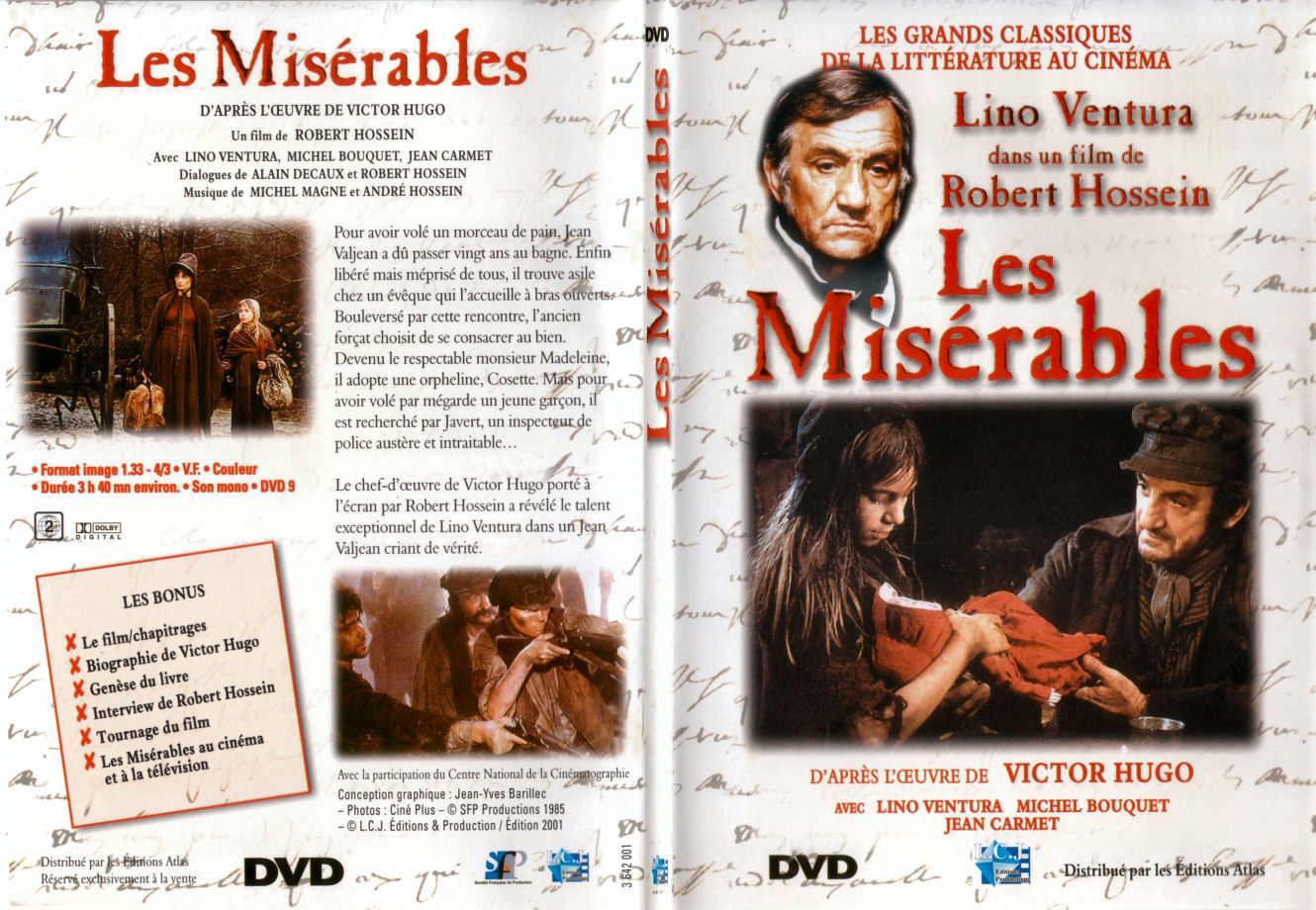 Jaquette DVD Les Misrables - SLIM