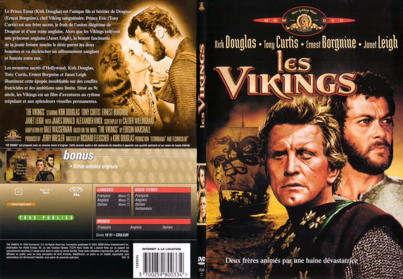 Jaquette DVD Les Vikings - SLIM