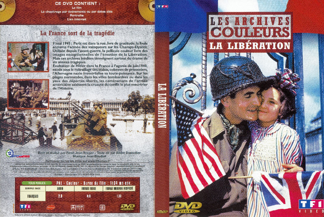 Jaquette DVD Les archives couleurs - La libration