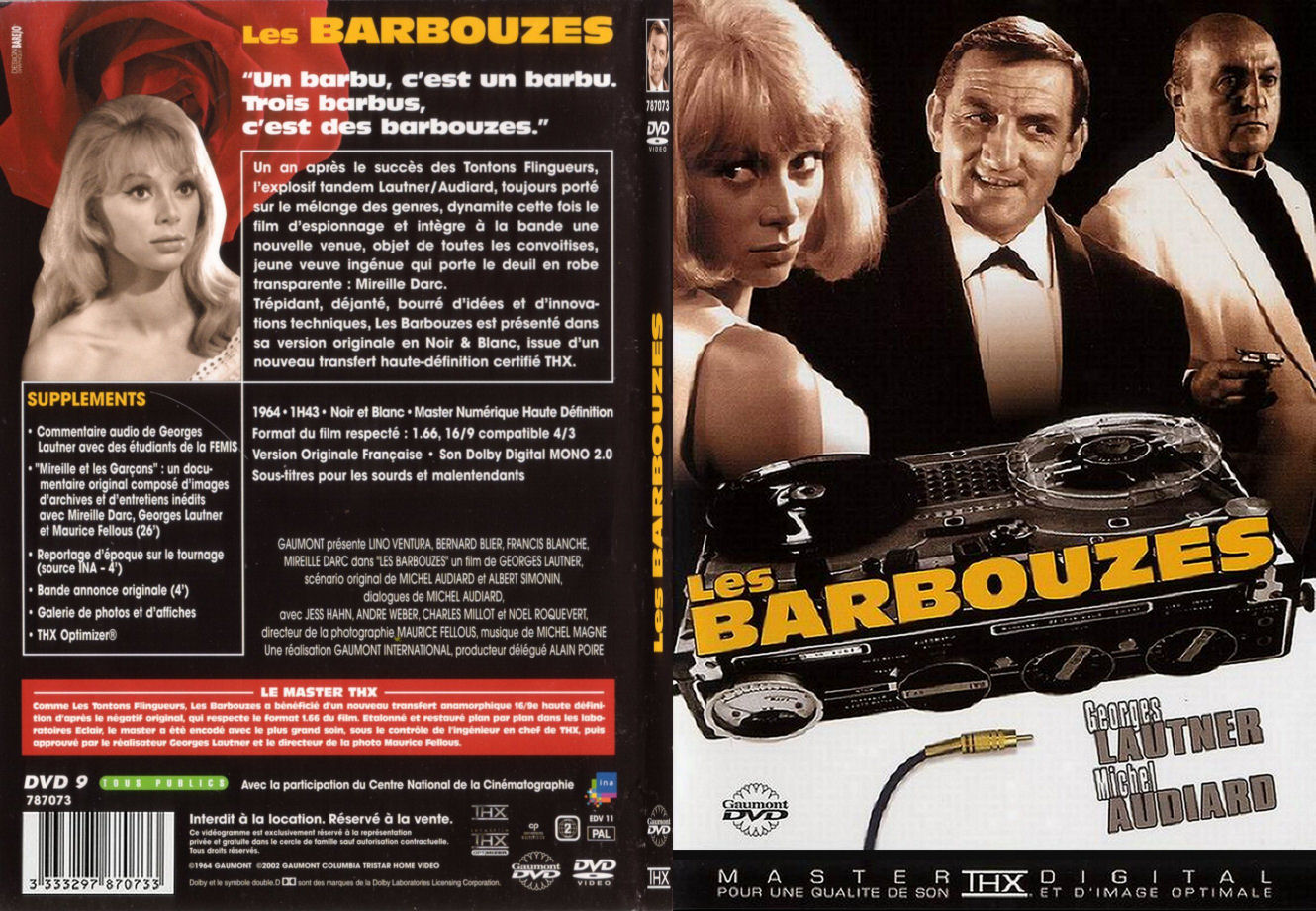 Jaquette DVD Les barbouzes - SLIM