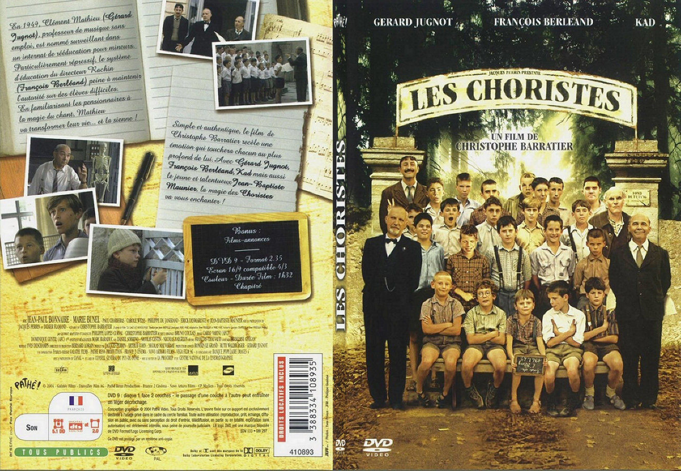 Jaquette DVD Les choristes - SLIM
