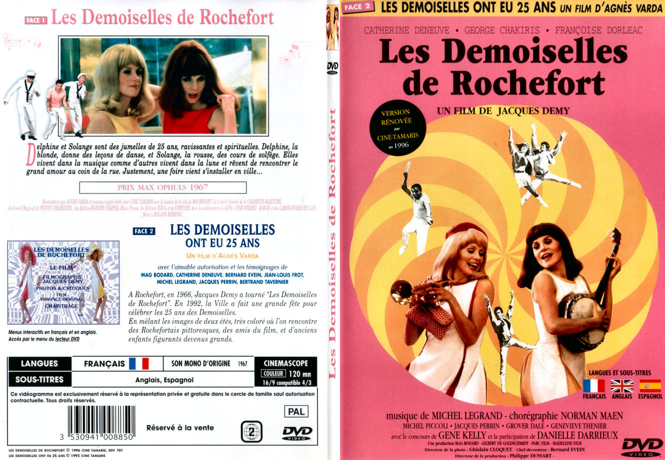 Jaquette DVD Les demoiselles de Rochefort - SLIM