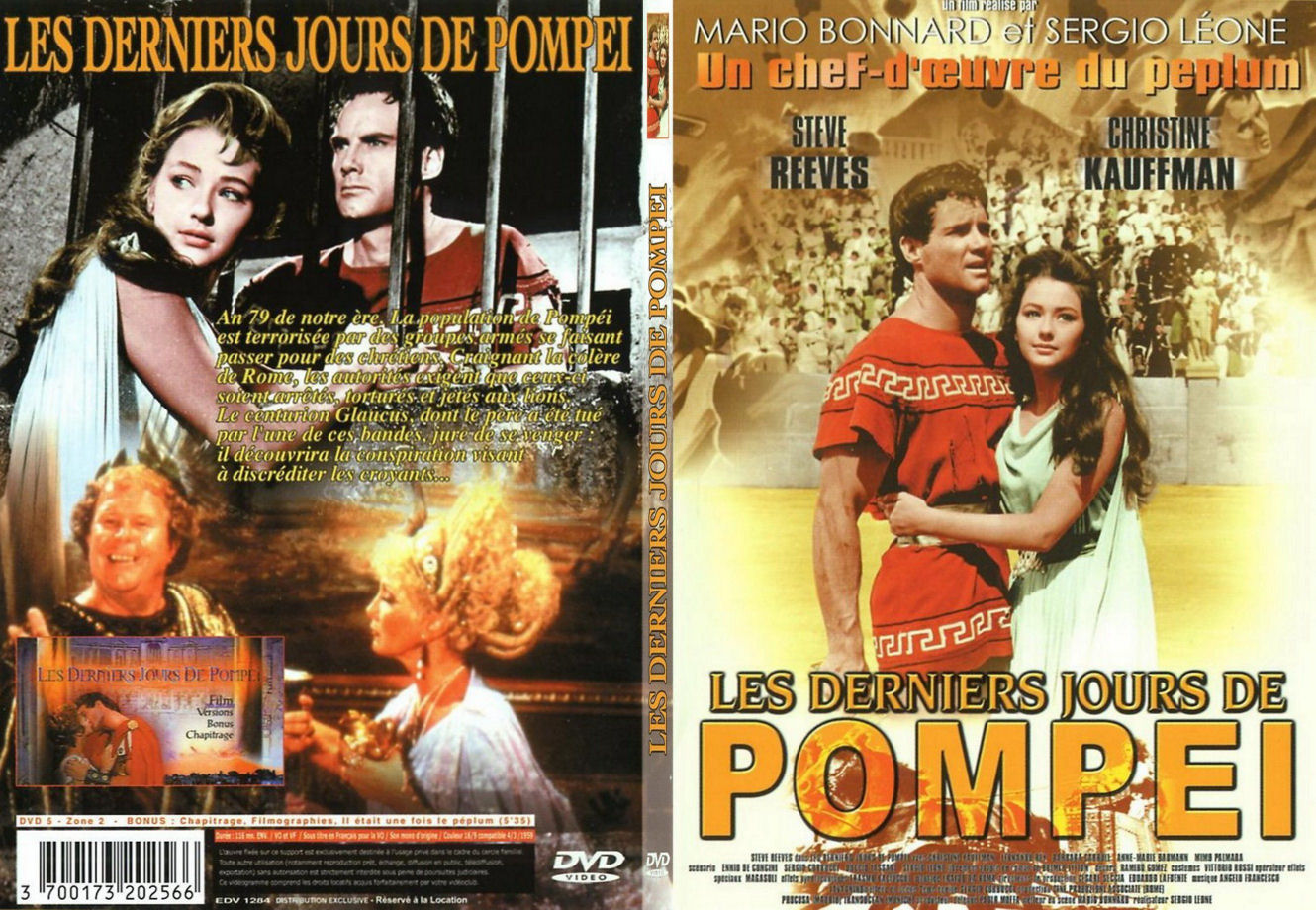 Jaquette DVD Les derniers jours de Pompei - SLIM
