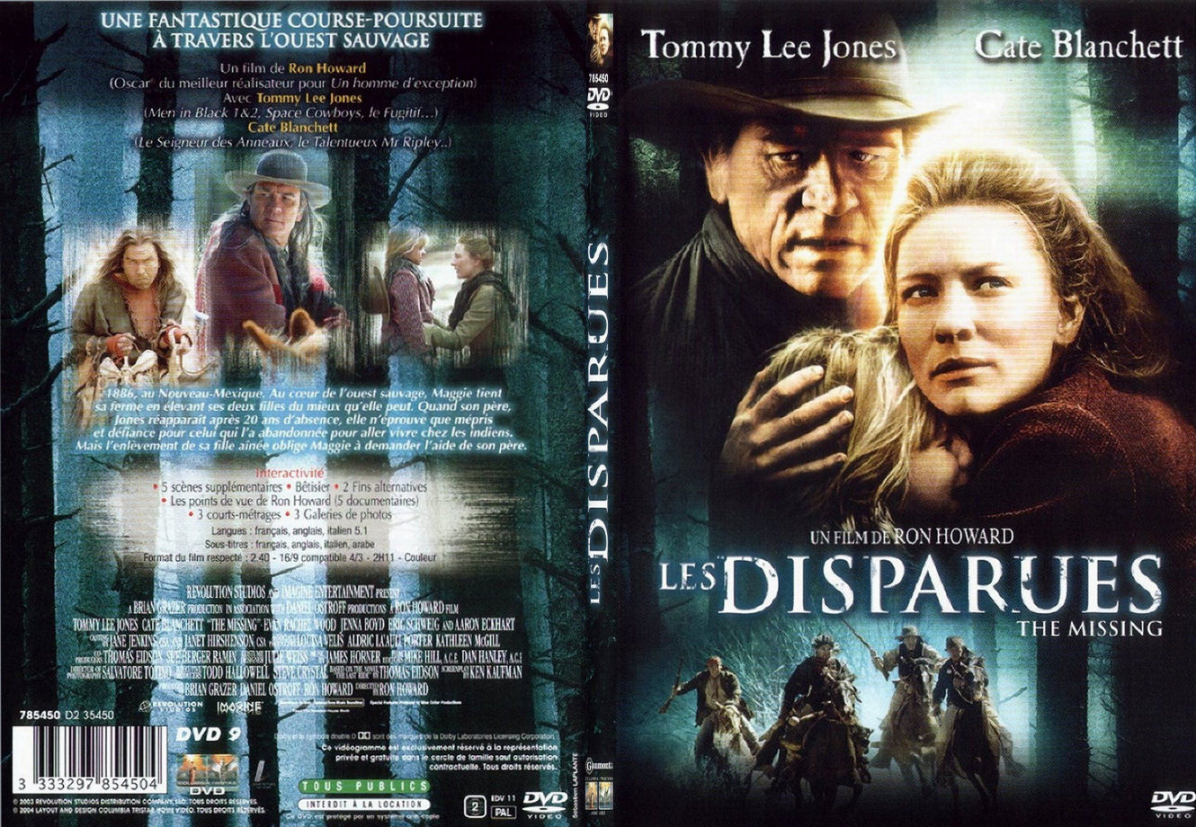 Jaquette DVD Les disparues - SLIM