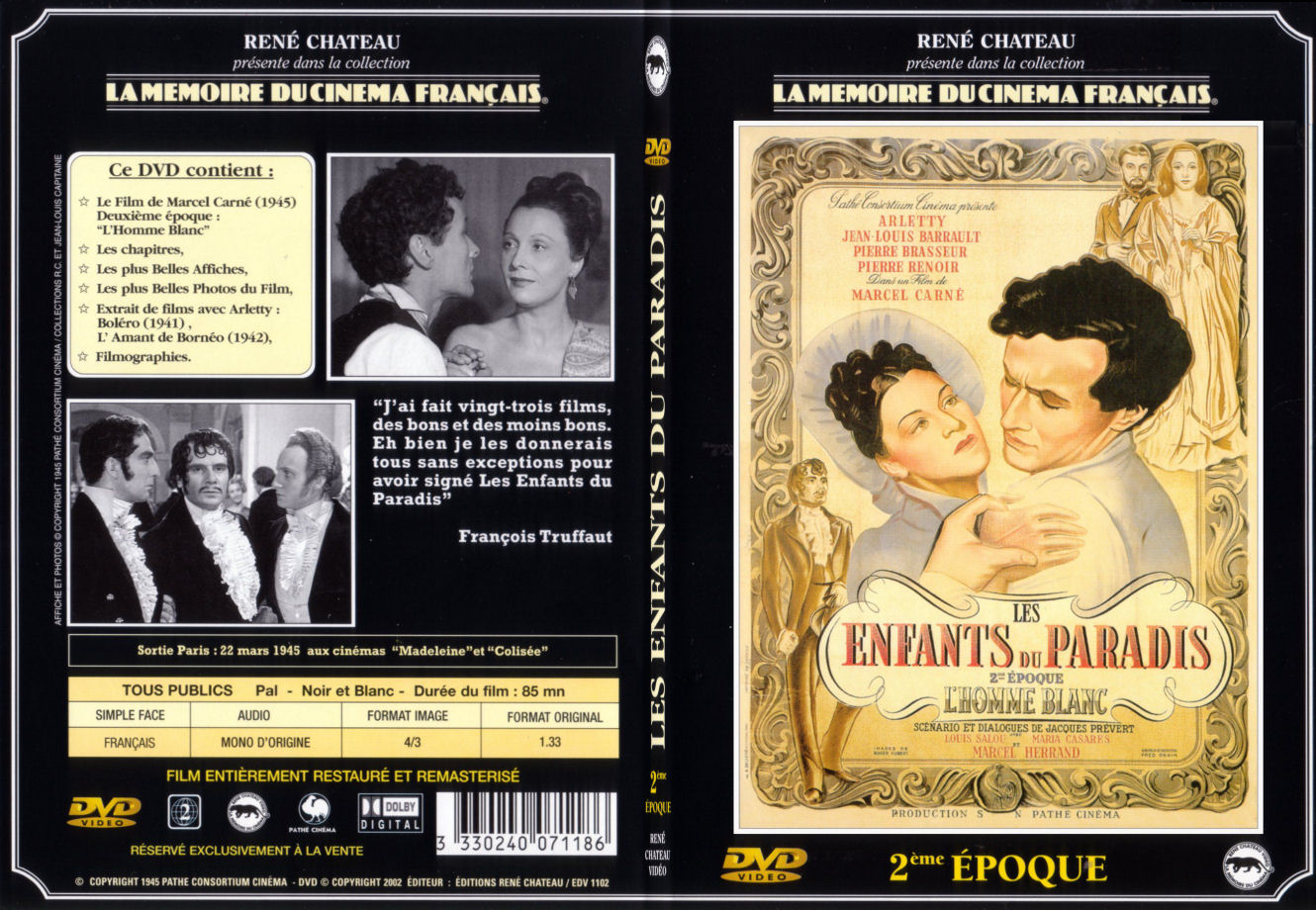 Jaquette DVD Les enfants du Paradis - Epoque 2 - SLIM