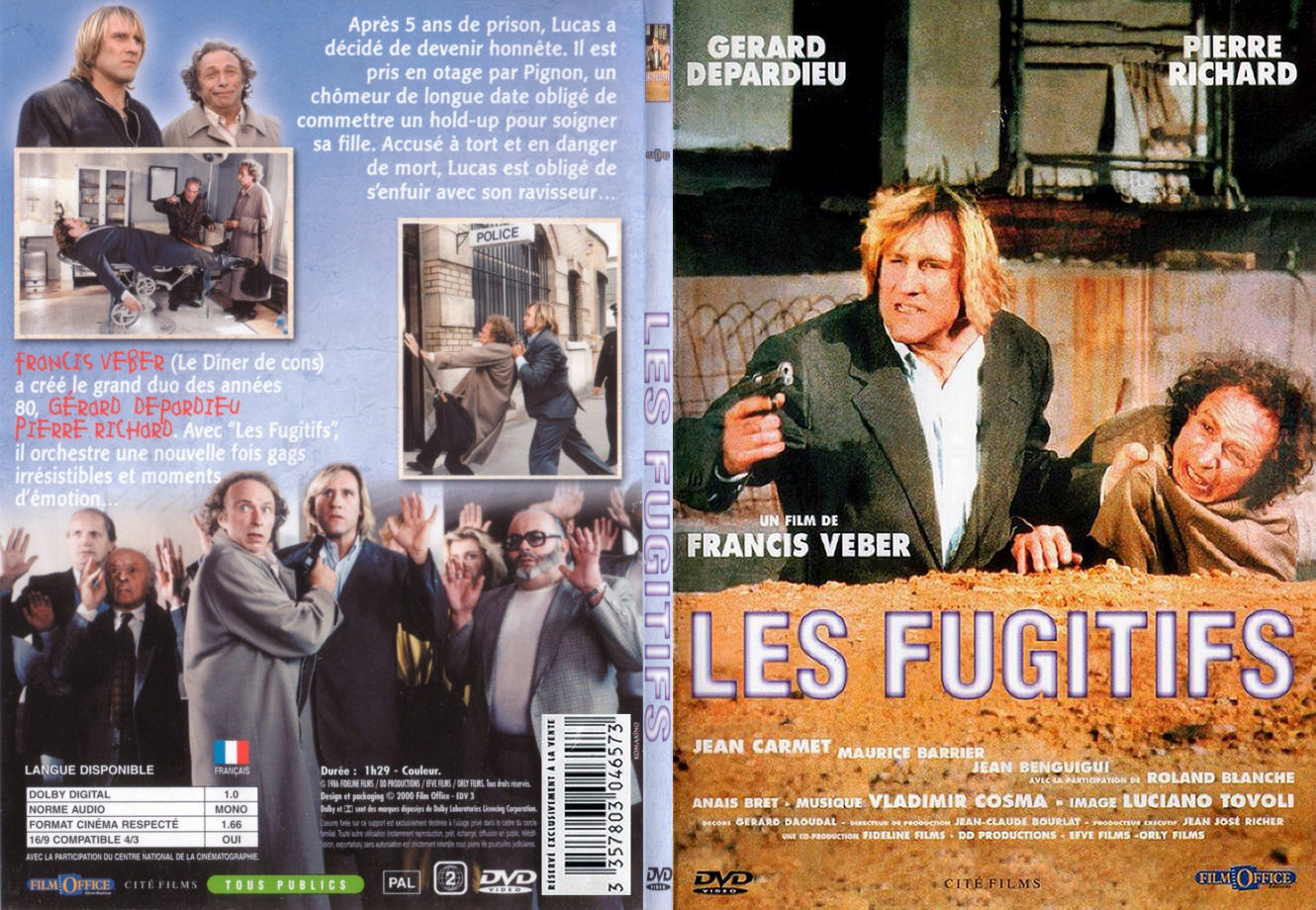 Jaquette DVD Les fugitifs - SLIM