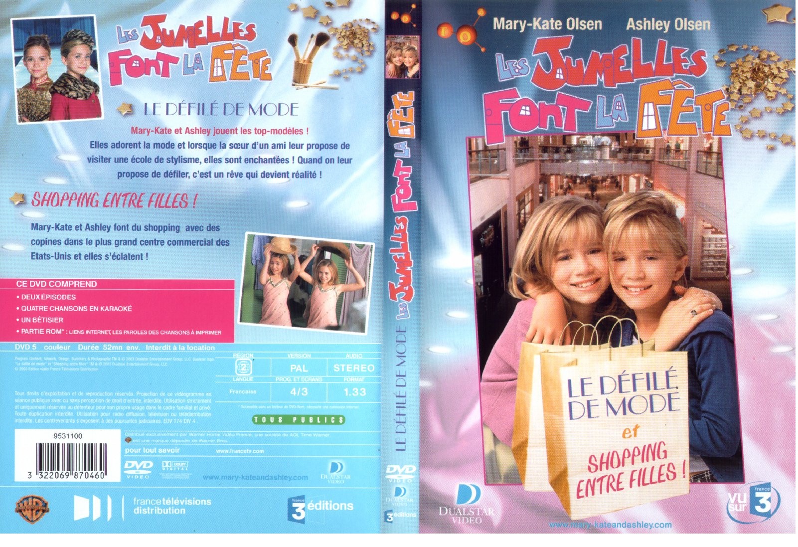 Jaquette DVD Les jumelles font la fete - Le dfil de mode