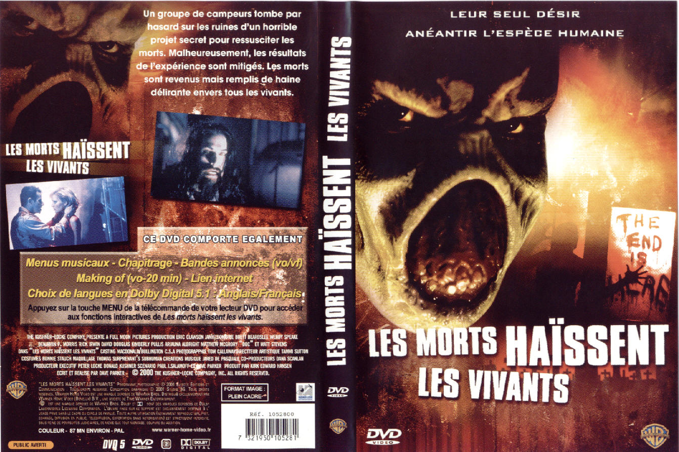 Jaquette DVD Les morts haissent les vivants