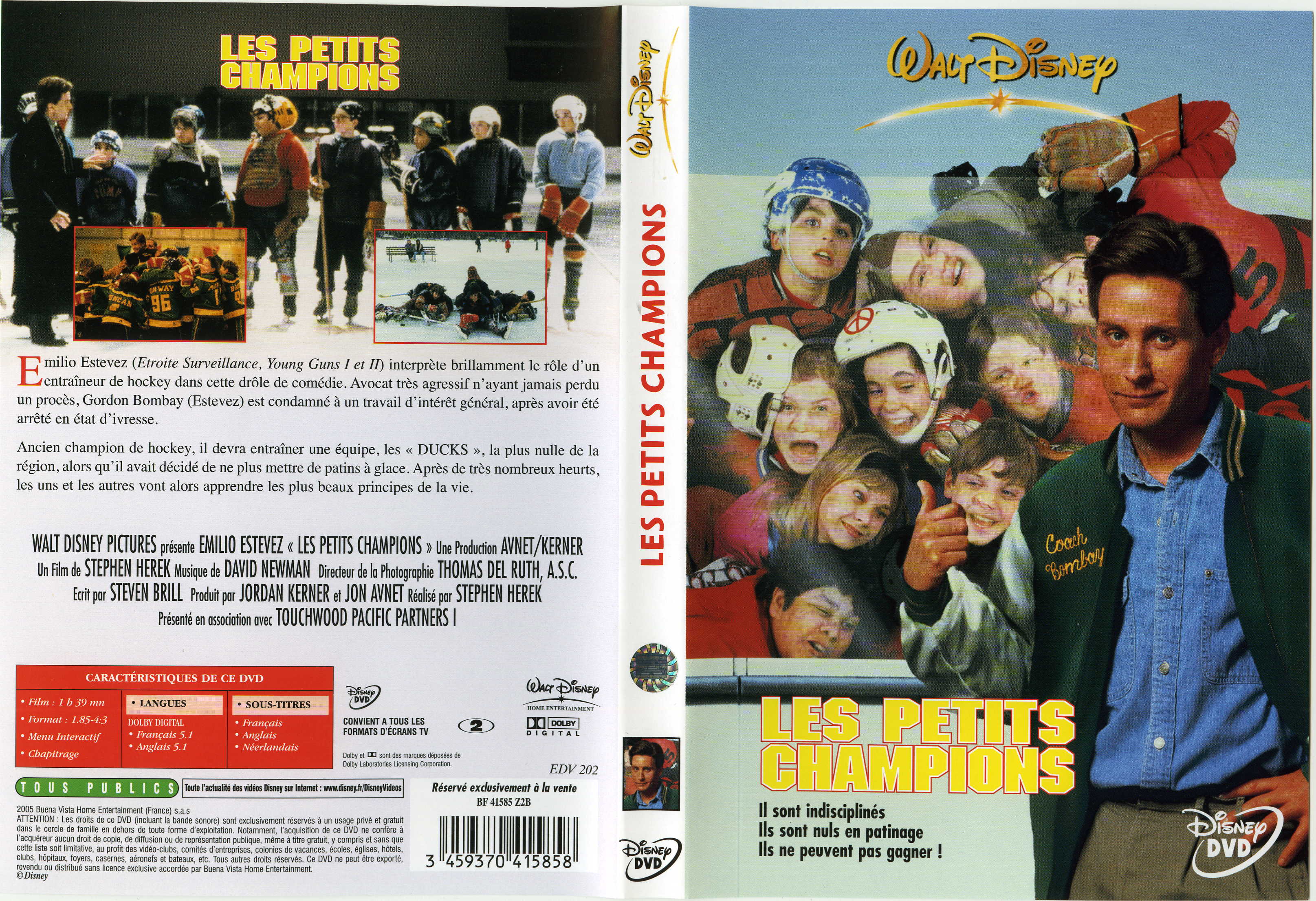 Jaquette DVD Les petits champions