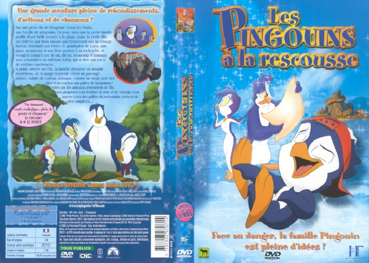 Jaquette DVD Les pingouins  la rescousse