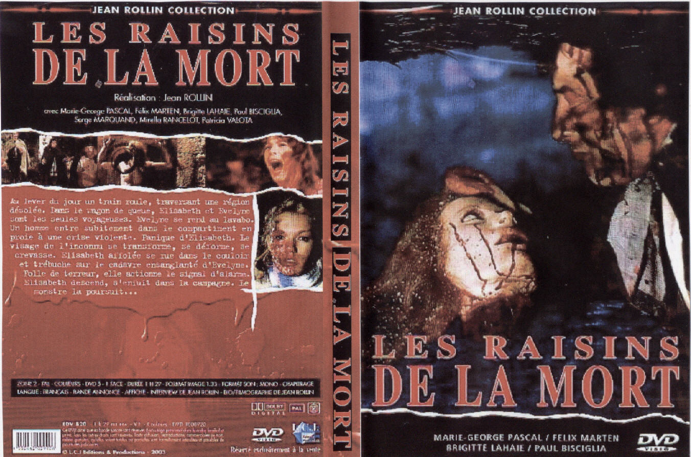 Jaquette DVD Les raisins de la mort