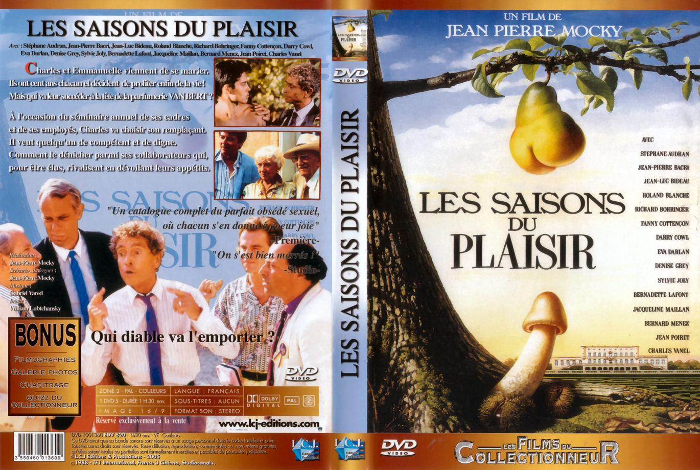 Jaquette DVD Les saisons du plaisir