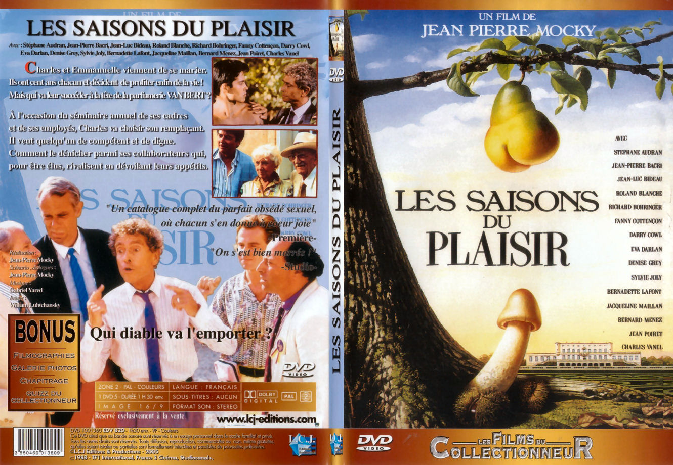 Jaquette DVD Les saisons du plaisir - SLIM