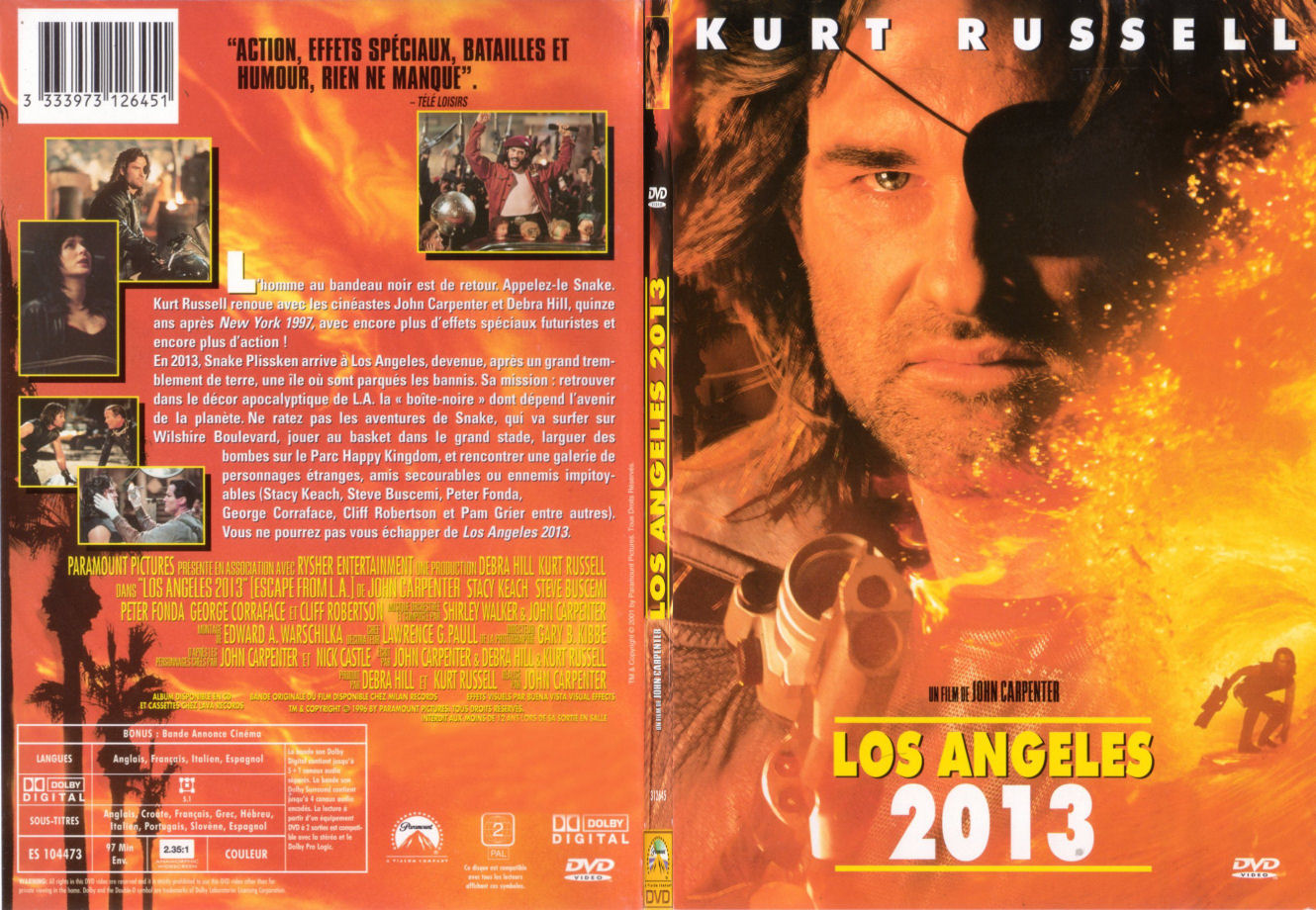Jaquette DVD Los Angeles 2013 - SLIM