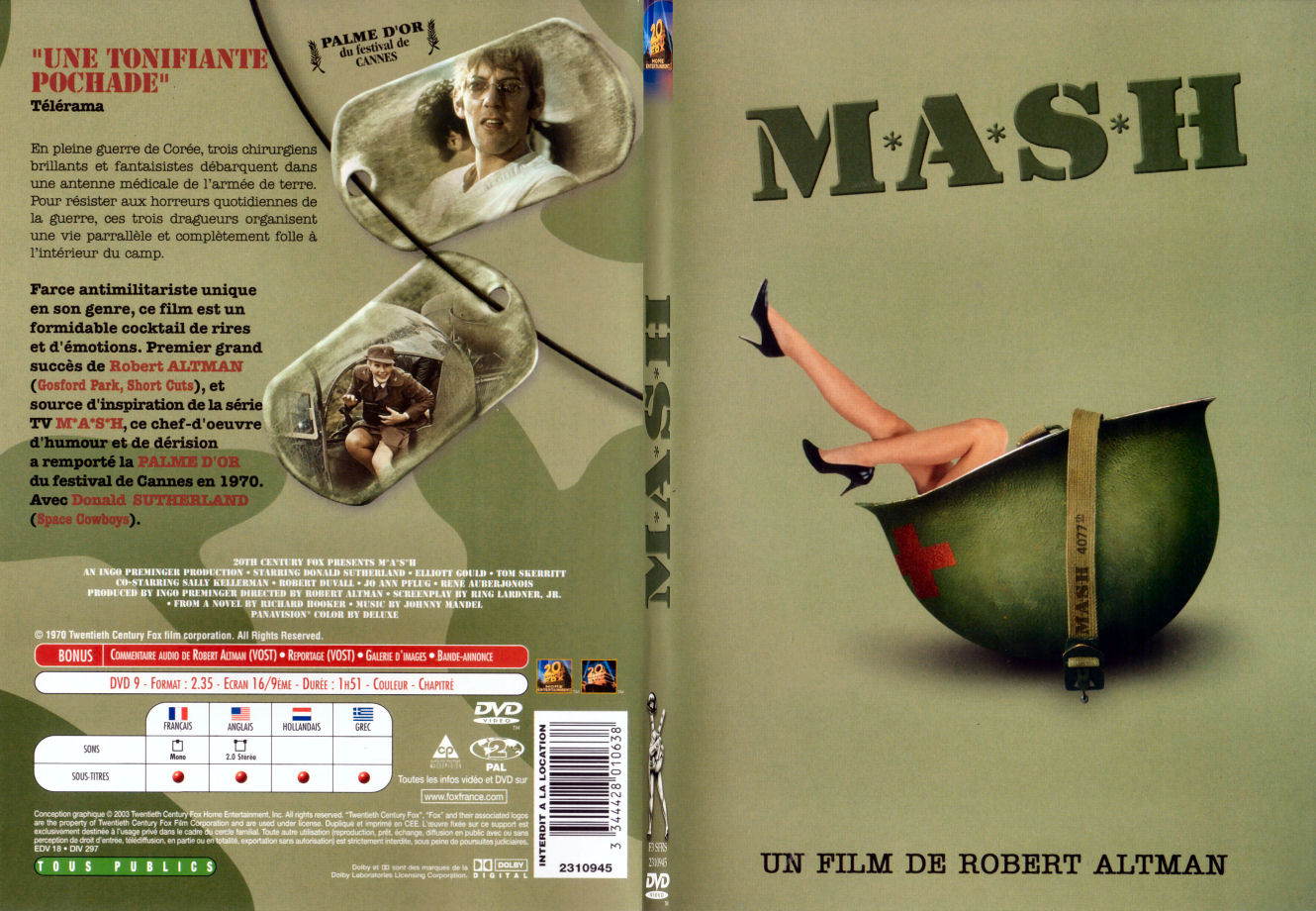 Jaquette DVD MASH - SLIM