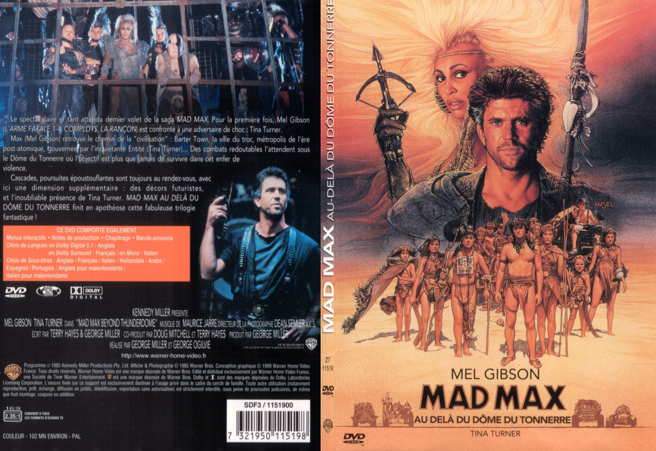 Jaquette DVD Mad Max 3 - SLIM