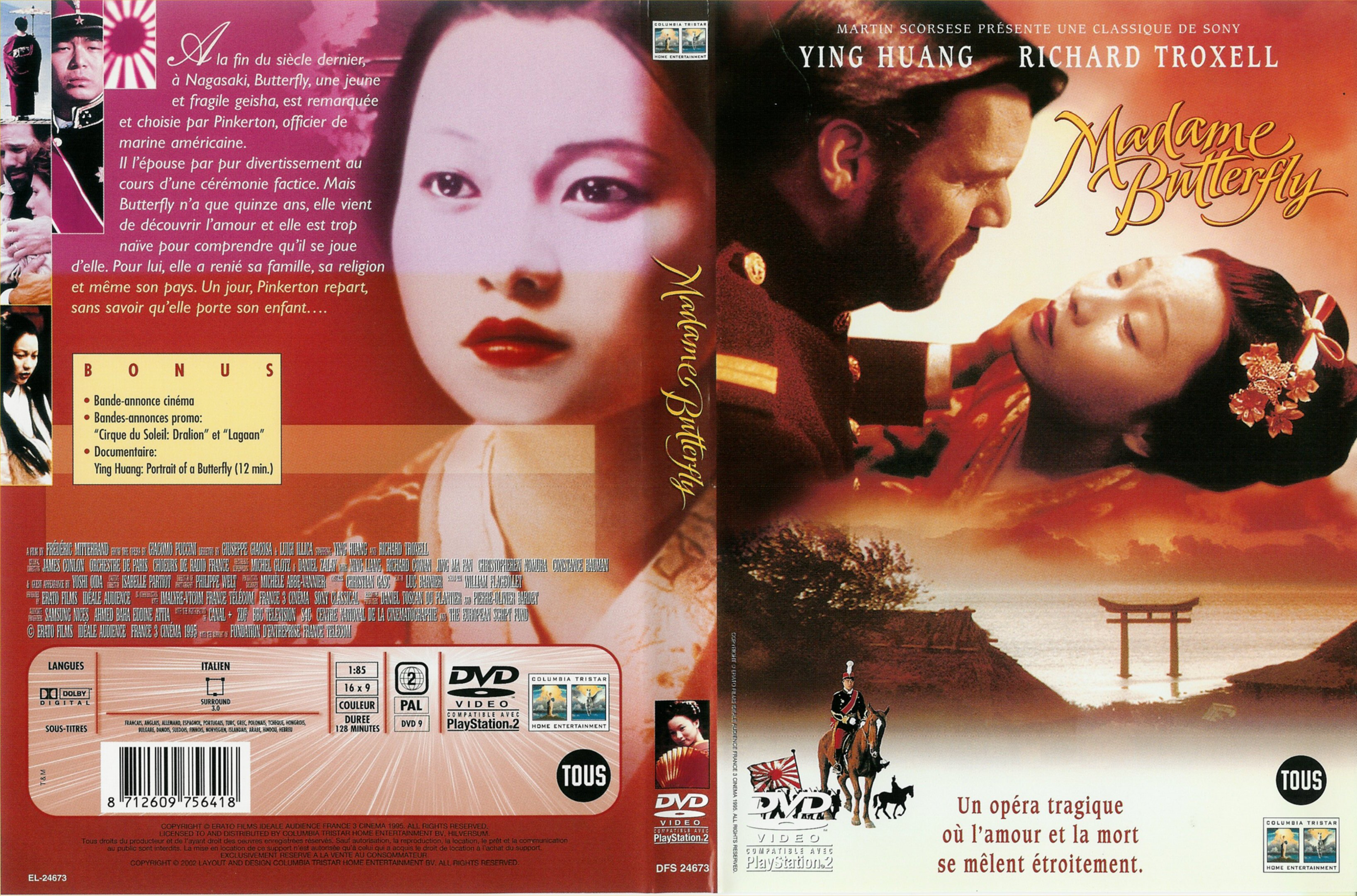 Jaquette DVD Madame Butterfly