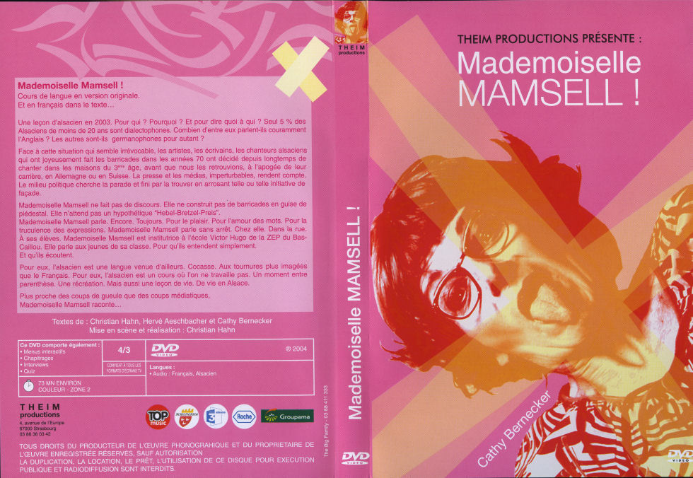 Jaquette DVD Mademoiselle Mamsell