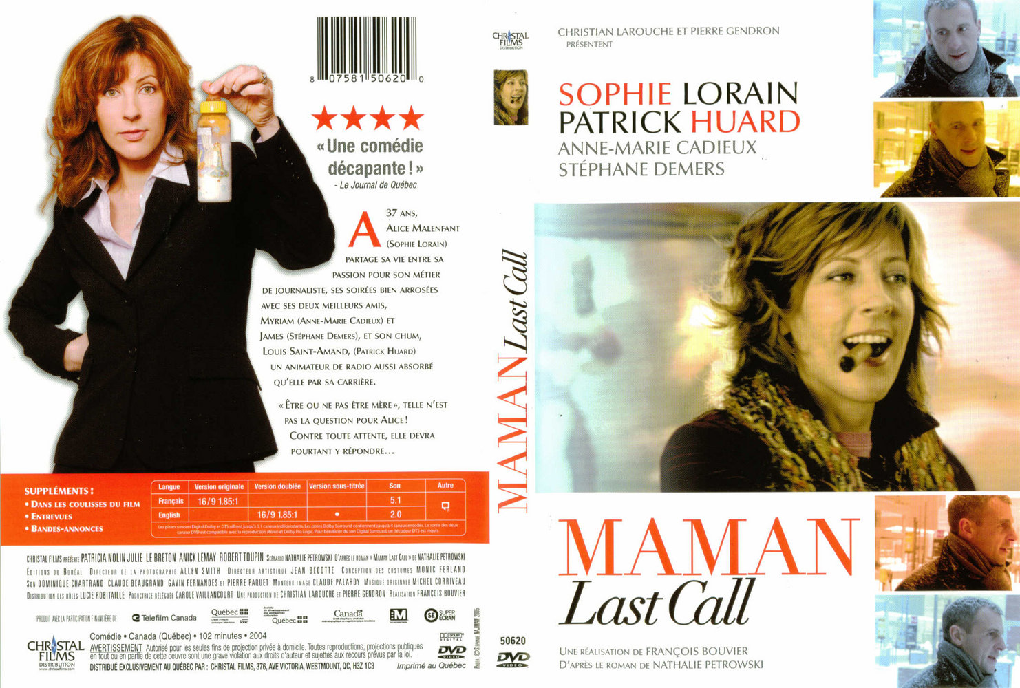 Jaquette DVD Maman Last Call