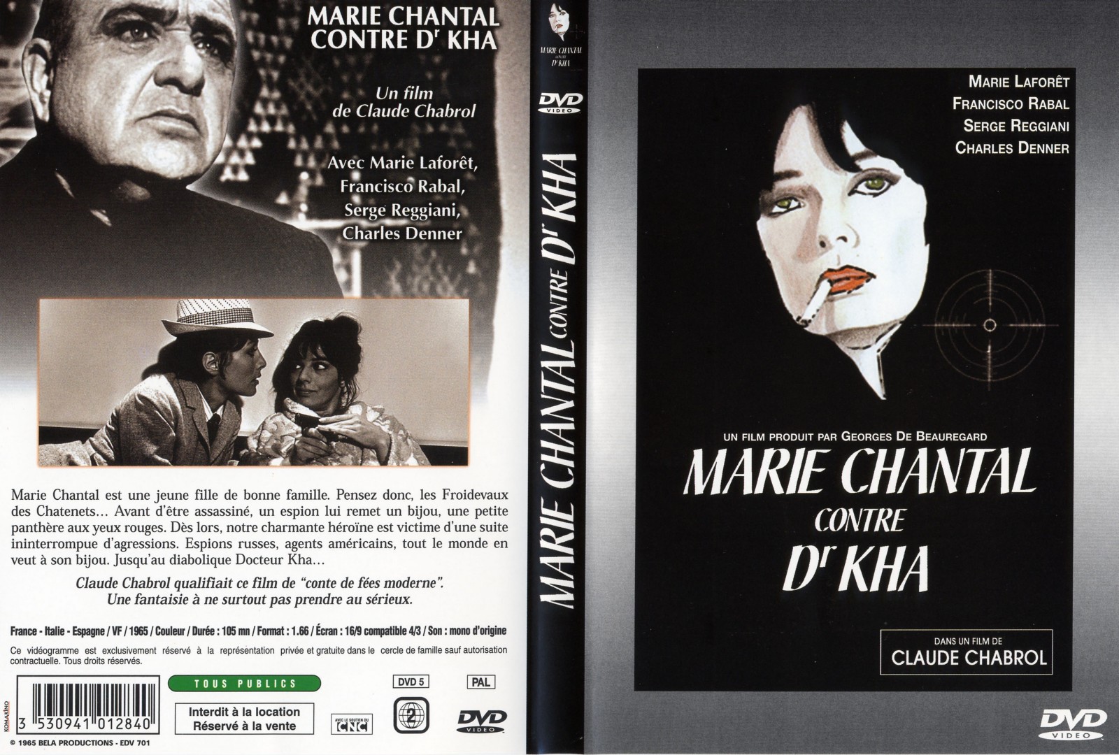 Jaquette DVD Marie Chantal contre Dr Kha