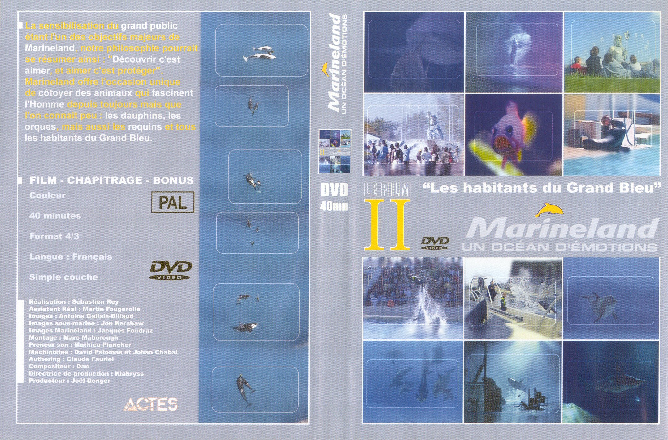Jaquette DVD Marineland - Le Film II