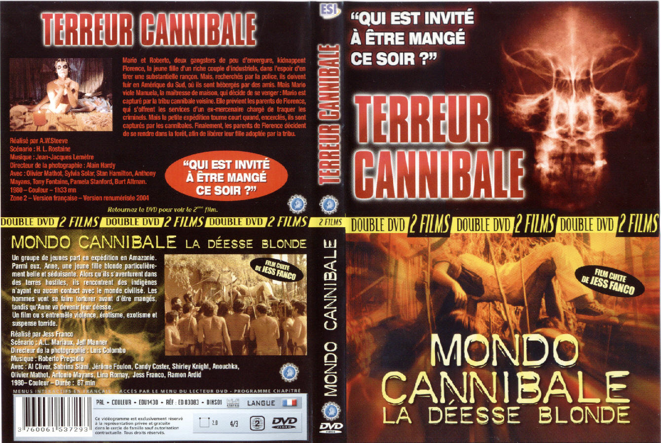 Jaquette DVD Mondo cannibale - terreur cannibale