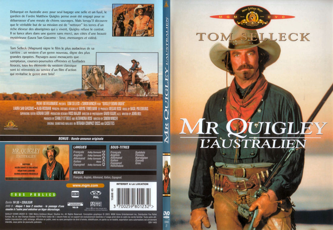 Jaquette DVD Monsieur Quigley l