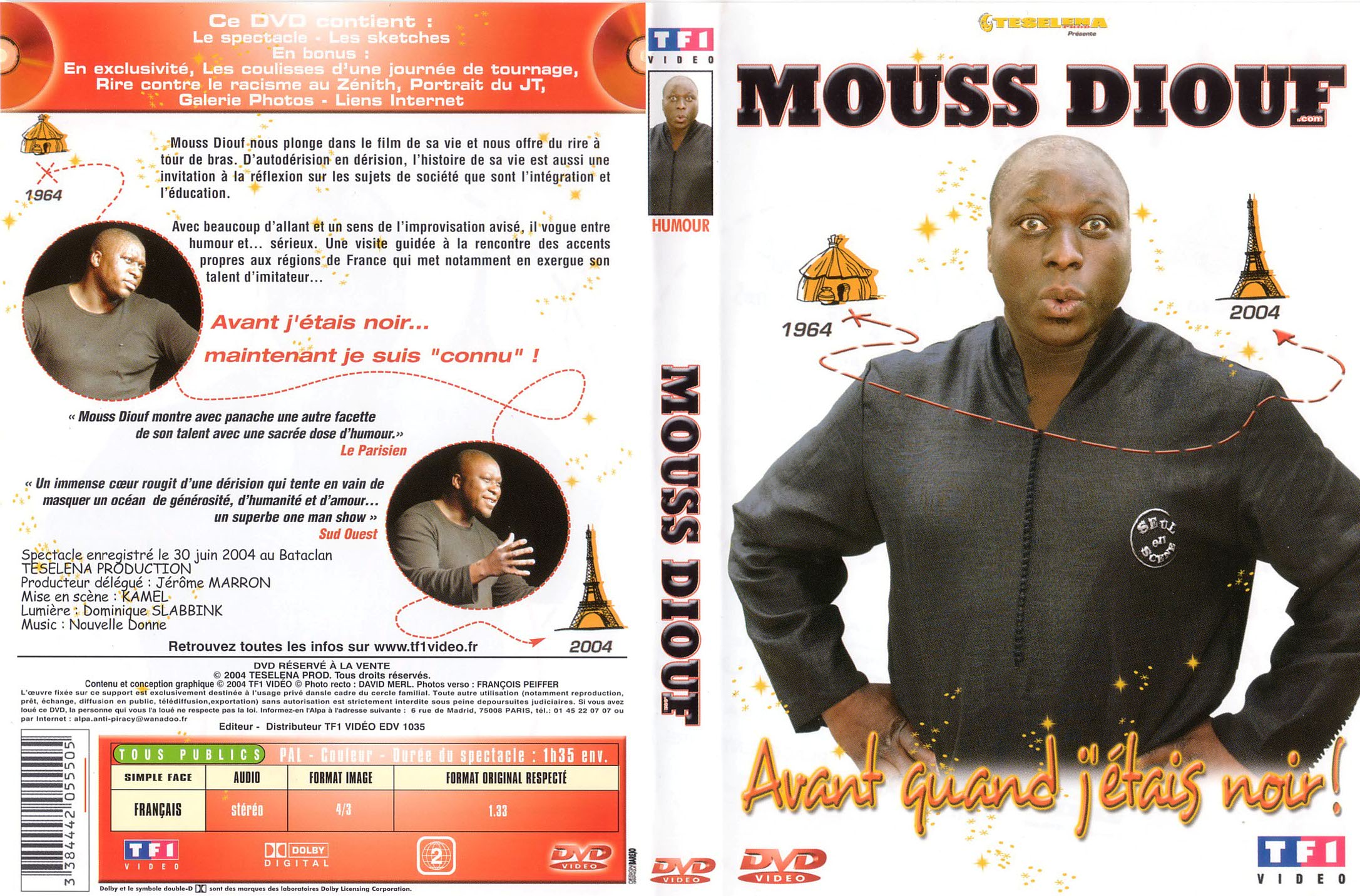 Jaquette DVD Mouss Diouf
