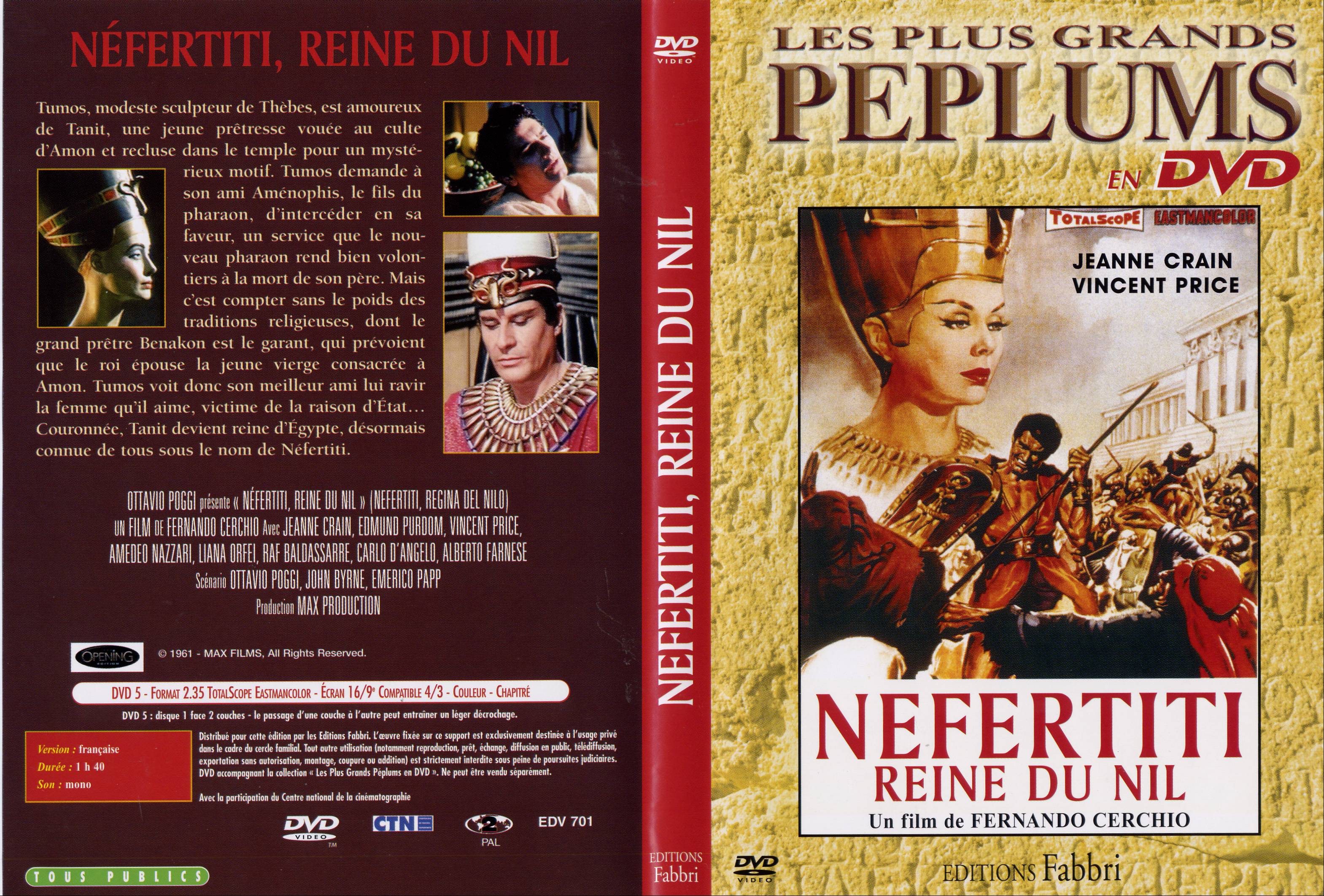 Jaquette DVD Nefertiti Reine du Nil