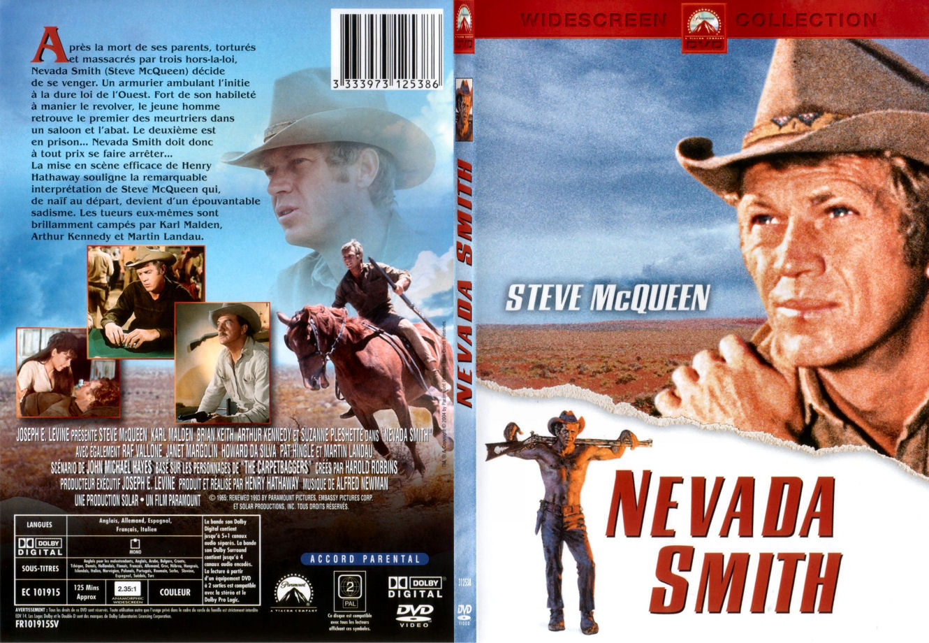 Jaquette DVD Nevada Smith - SLIM