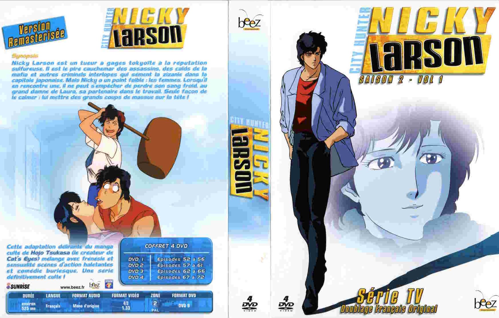 Jaquette DVD Nicky Larson - Saison 2 Coffret 1