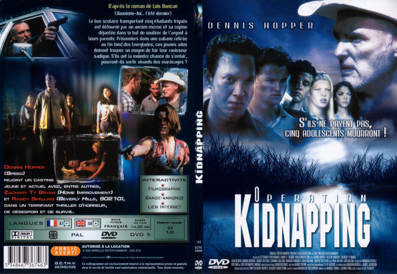 Jaquette DVD Operation kidnapping - SLIM