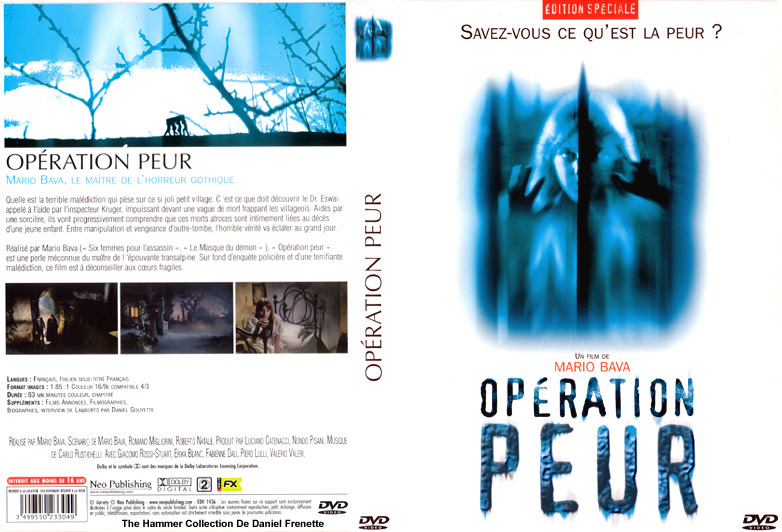 Jaquette DVD Operation peur