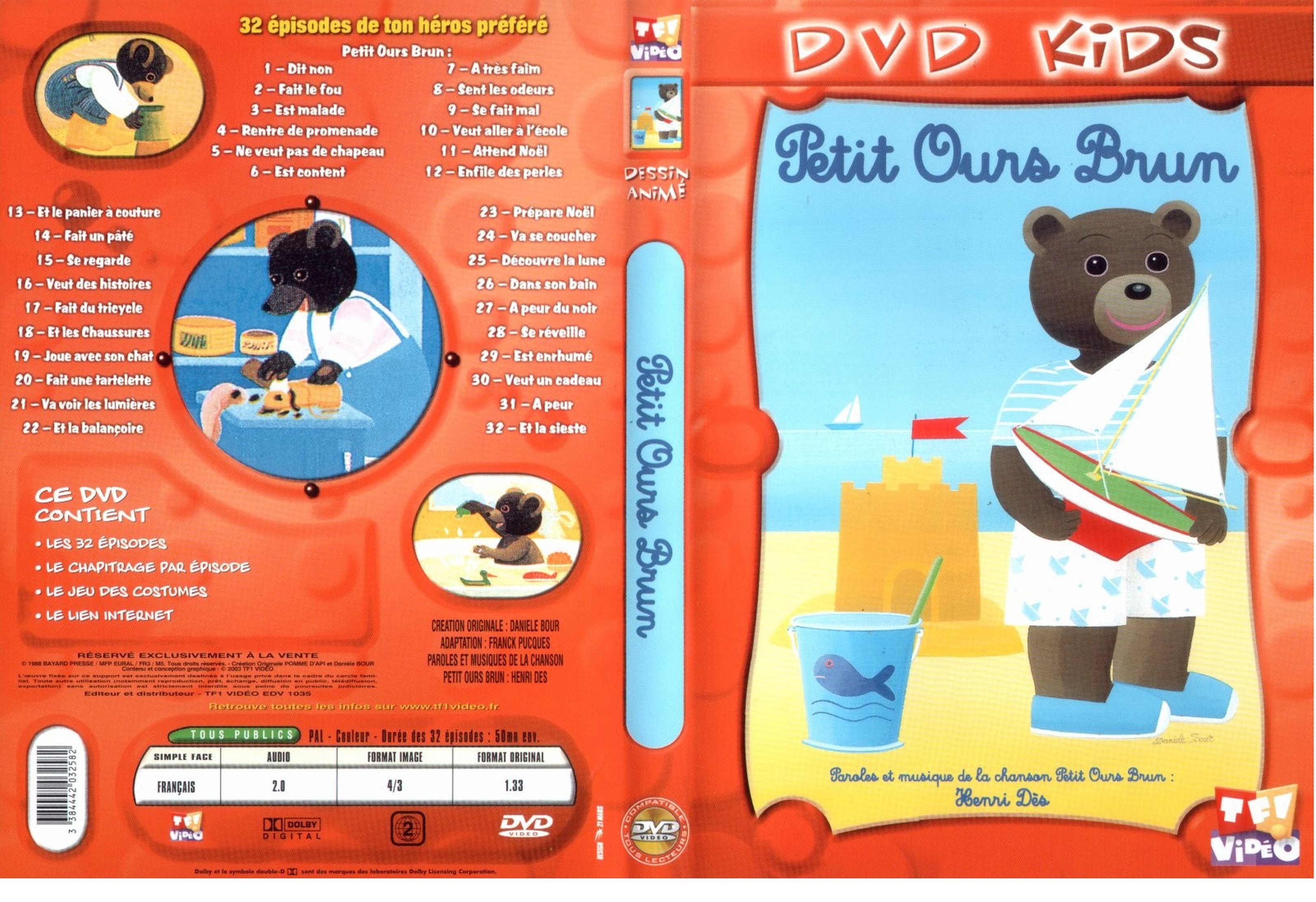 Jaquette DVD Petit ours brun