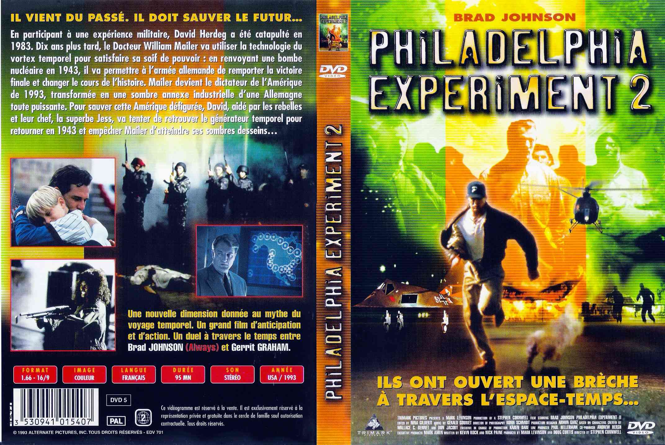 Jaquette DVD Philadelphia experiment 2