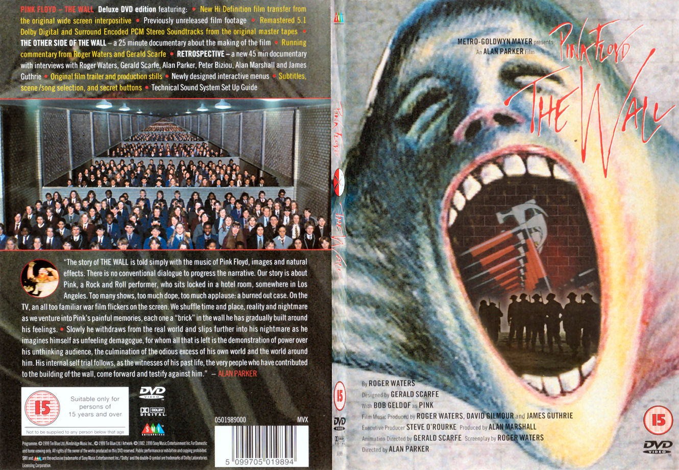 Jaquette DVD Pink Floyd the wall - SLIM