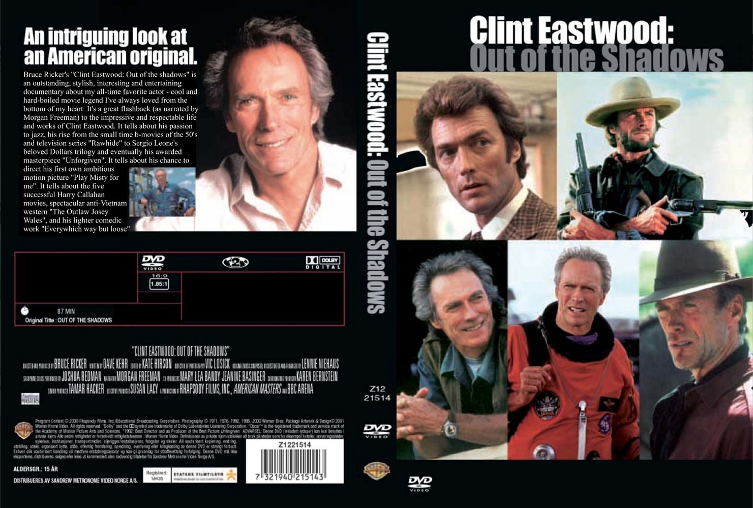 Jaquette DVD Pleins feux sur Clint Eastwood Zone 1