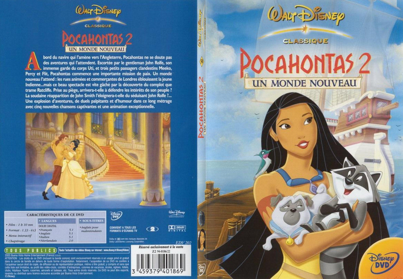 Jaquette DVD Pocahontas 2 - SLIM