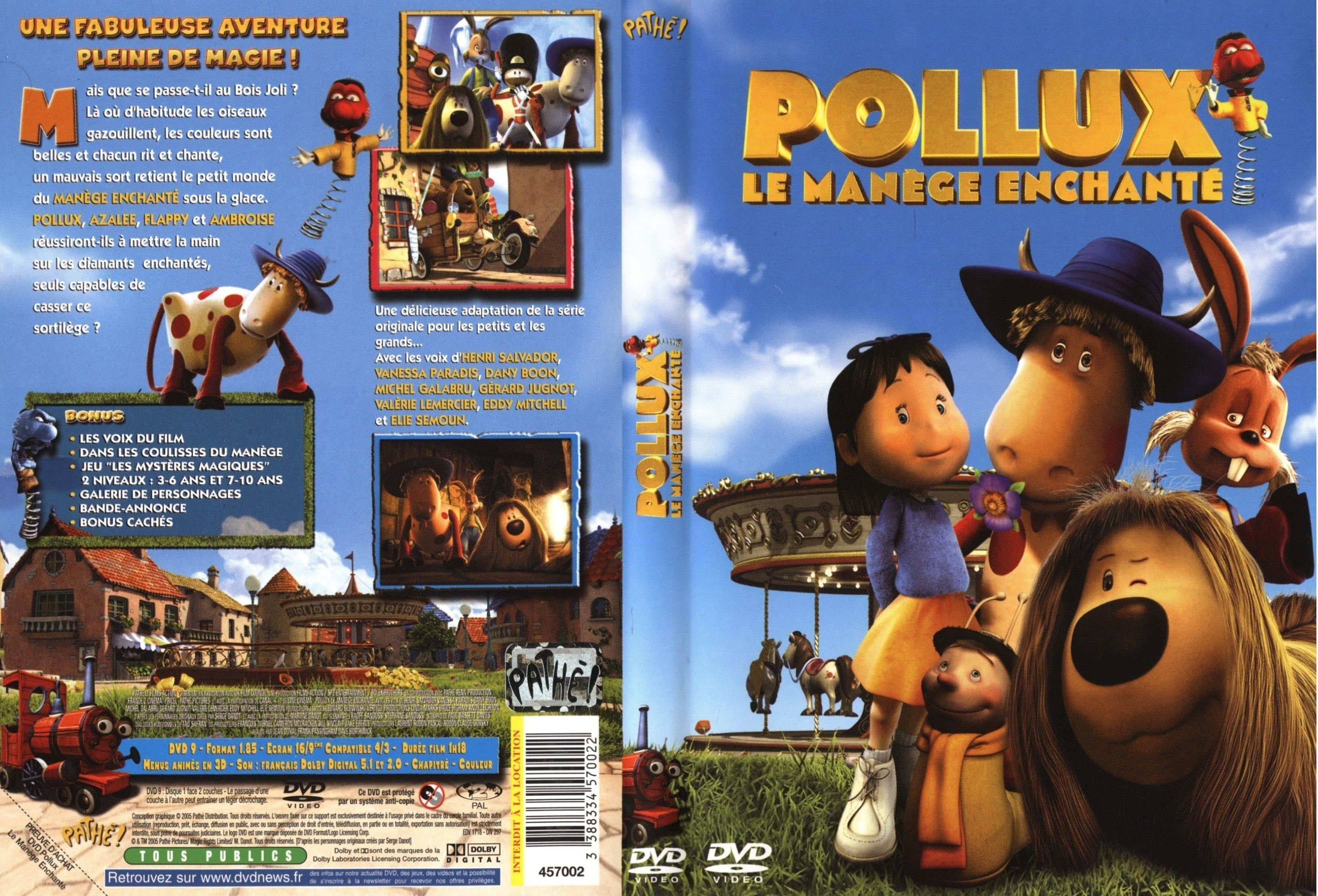 Jaquette DVD Pollux et le mange enchant