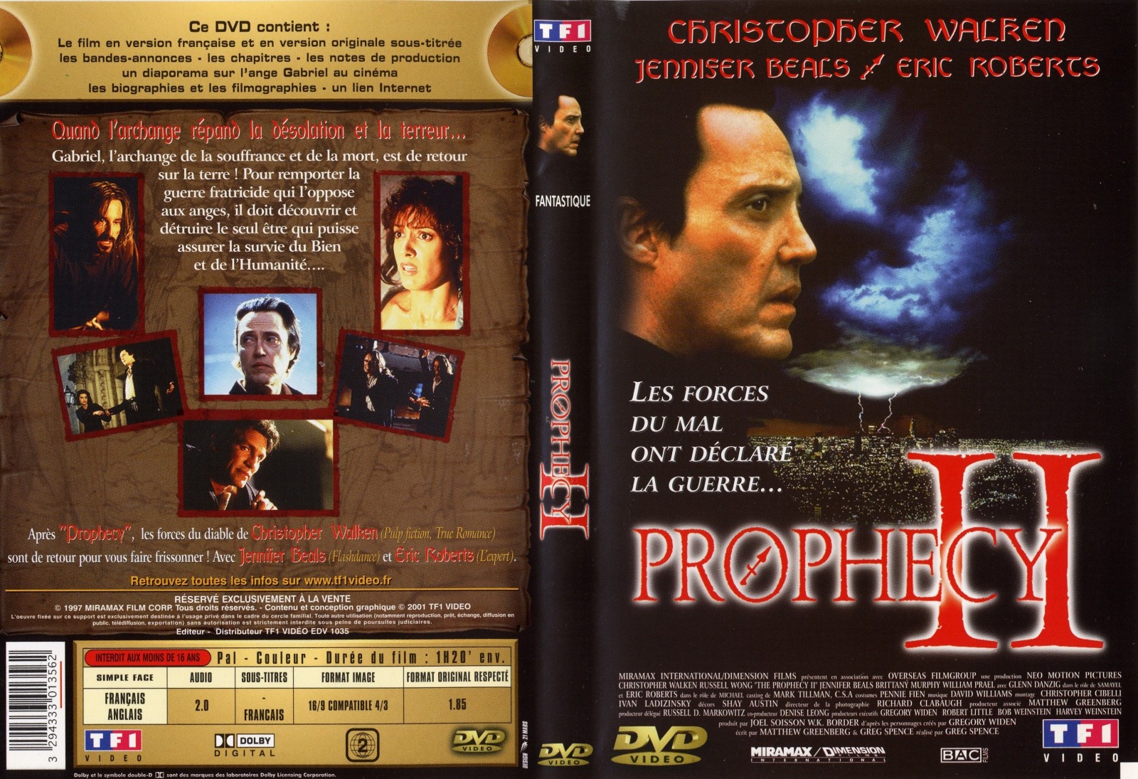 Jaquette DVD Prophecy 2