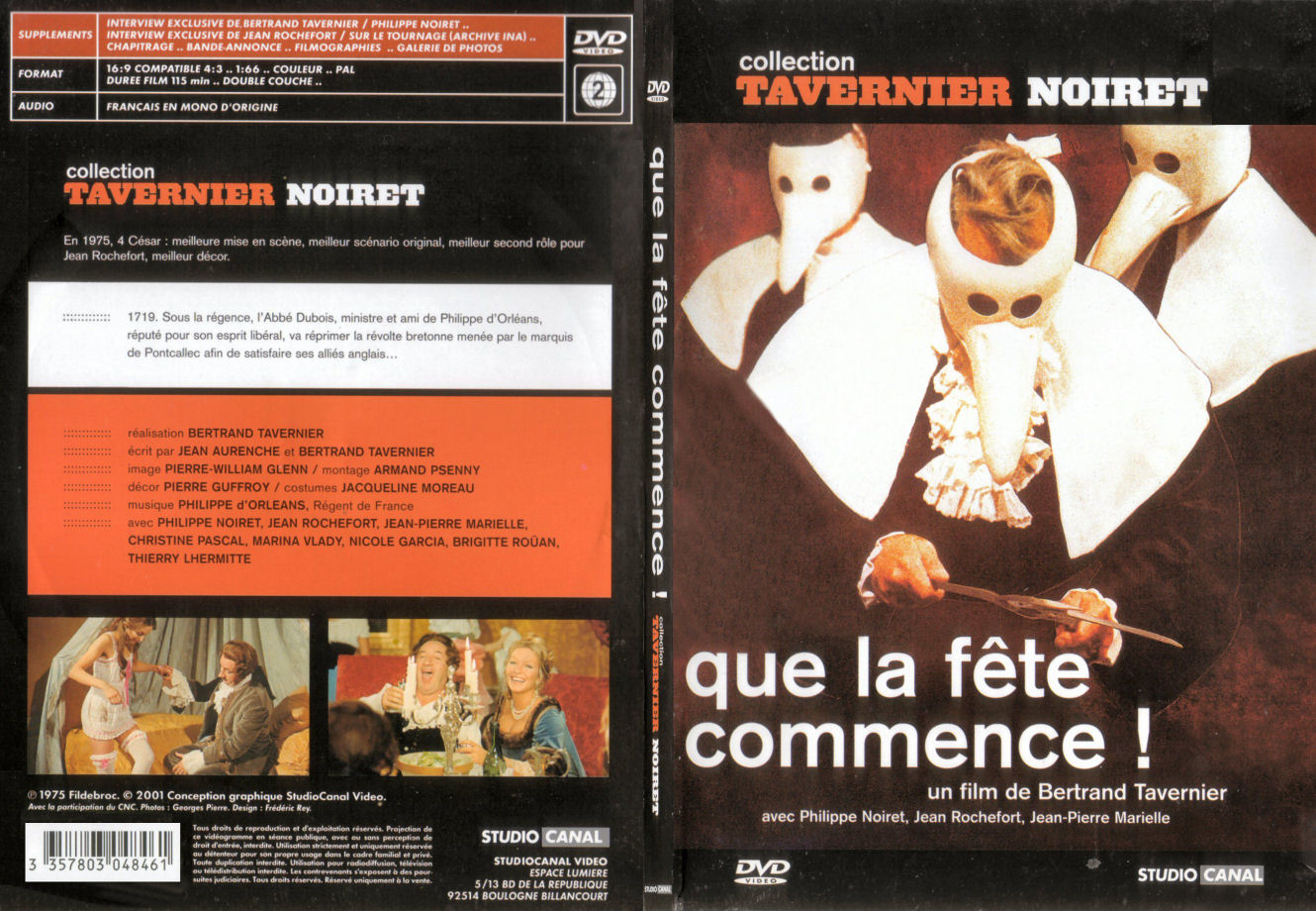 Jaquette DVD Que la fete commence - SLIM