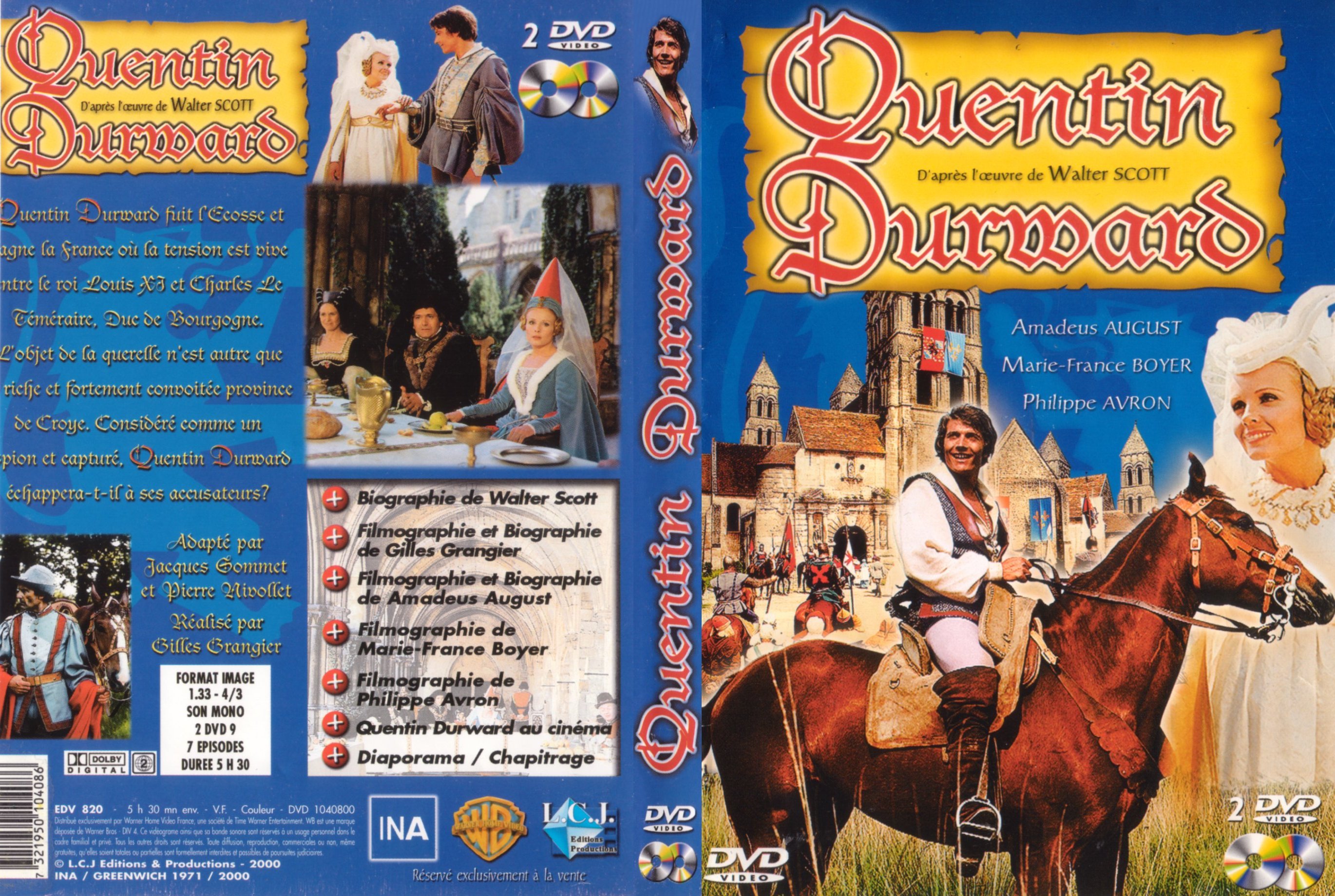 Jaquette DVD Quentin Durward