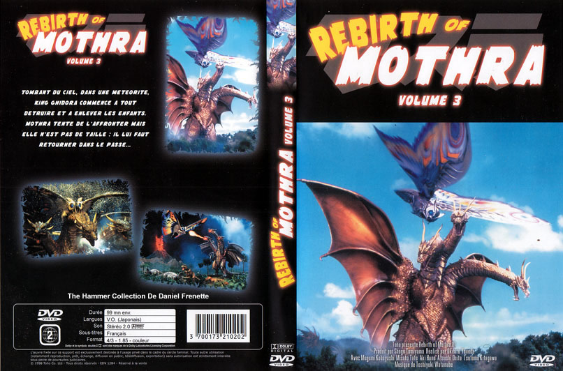 Jaquette DVD Rebirth of Mothra 3