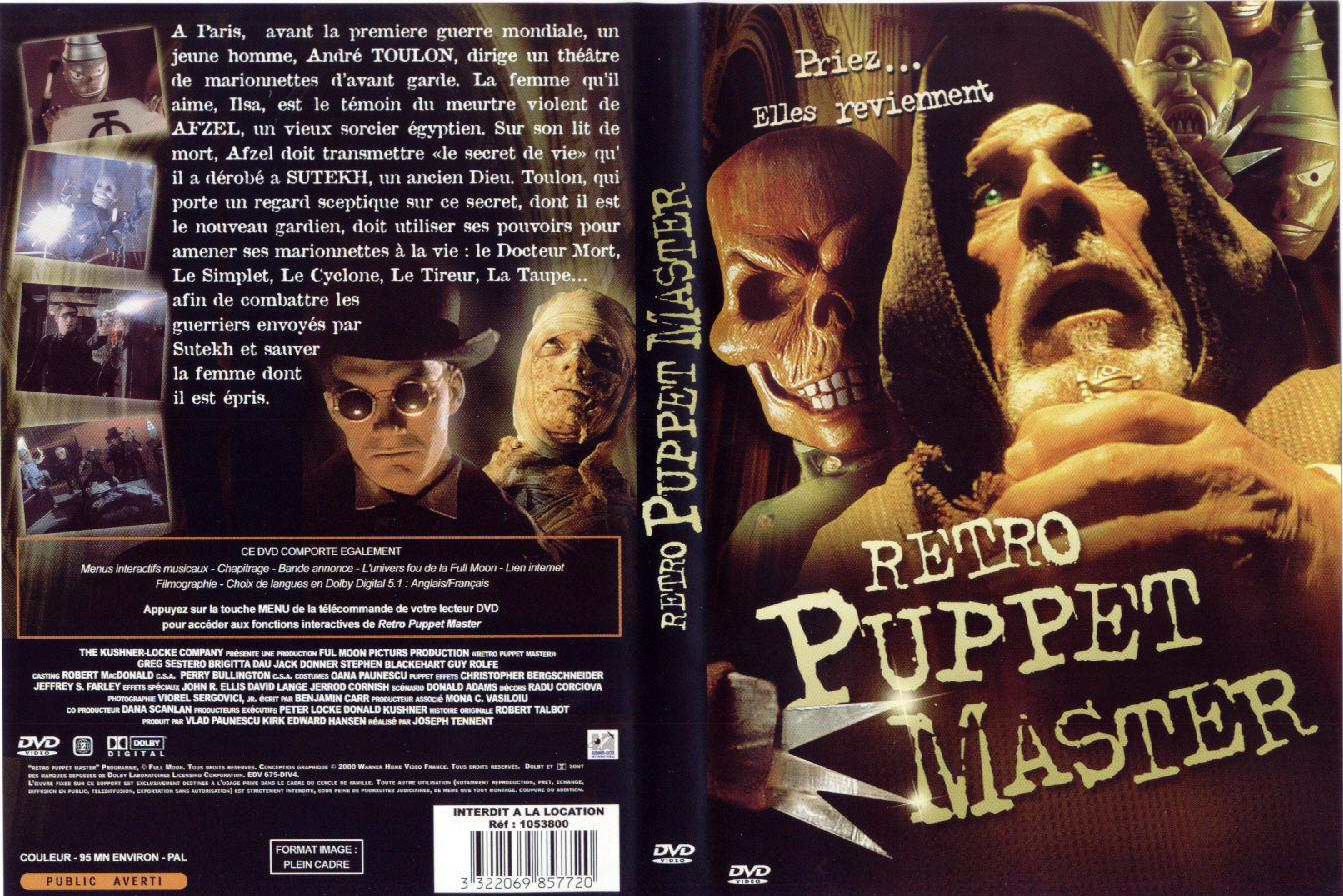 Jaquette DVD Retro puppet master